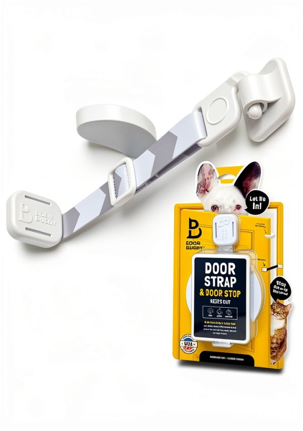 Door Buddy Cat Door Latch Adjustable Pet Gate Made in USA-0