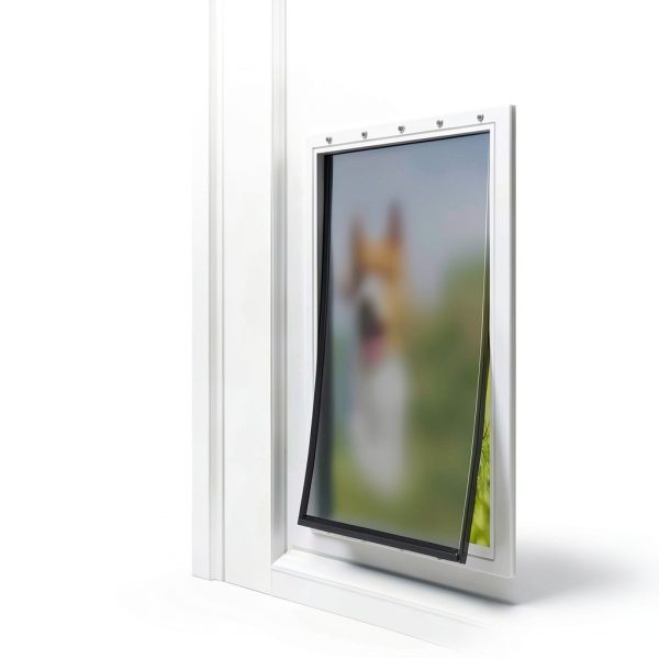 MIAOTONG Dog Door Replacement Flap Weatherproof Magnetic-4