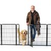 FXW Full Metal Dog Gate Adjustable Indoor Pet Barrier-4