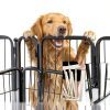 FXW Full Metal Dog Gate Adjustable Indoor Pet Barrier-1