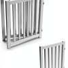 LZRS Wood Pet Gate Freestanding Foldable for Small Dogs-3