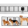 FXW Full Metal Dog Gate Adjustable Indoor Pet Barrier-5