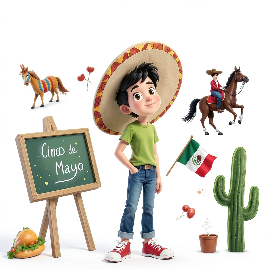Child reading Mexican story on Kindle