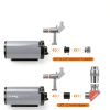 MK127 Astronomy Observation Set, MK127 OTA with SV188P Dielectric Mirror Star Diagonal, 20mm Telescope Eyepiece, SV182 6x30 Right-Angle Finder Scope, Catadioptric Telescope for Planetary Observation-2