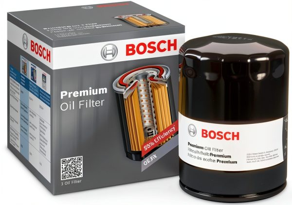 BOSCH 3334 Premium Oil Filter With FILTECH Filtration Technology - Compatible With Select Buick, Cadillac, Chevrolet, Chrysler, Dodge, GMC, Hummer, Jeep, Pontiac, Ram-0