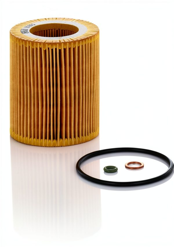 Mann Filter HU 816 x Cartridge Oil Filter Replacement with Oil Drain Plug Gasket Compatible With BMW 125i (2009-2010), 128i (2008-2013), 130i (2006-2010), 135i (2008-2013), 135is (2013)-1