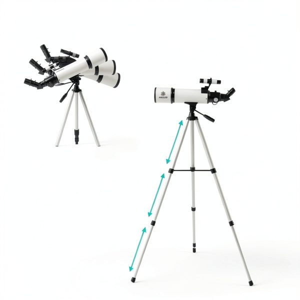 Catadioptric Telescope 80mm 600mm AZ Mount by HEXEUM Wireless Remote-4