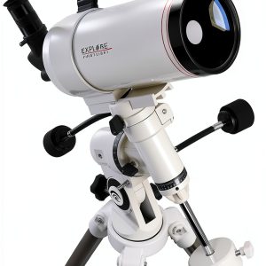 Explore Scientific FL-MC1001400EQ3 First Light Tube sutov-Cassegrain Telescope with Exos Nano, 100mm, White-0