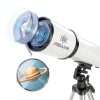 Catadioptric Telescope 80mm 600mm AZ Mount by HEXEUM Wireless Remote-3